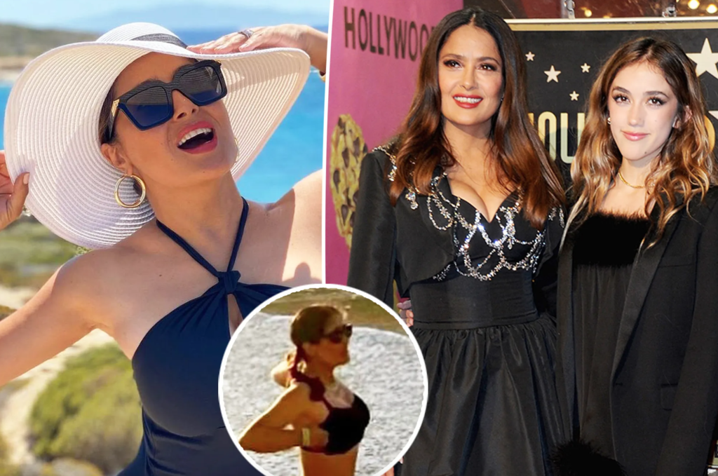 Salma Hayek Sizzles In New Bikini Snap Taken By Daughter Valentina