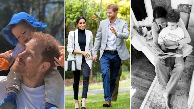 Prince Harry and Meghan Markle Share Never-Before-Seen Photos of Their ...